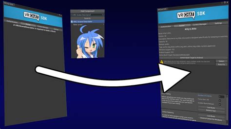 3) Create a new Unity project, insert the SDK into it, then the avatar. . Vrc avatar descriptor is required to build an avatar